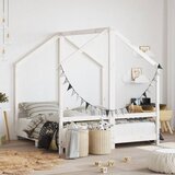 Maison Chic Otroški posteljni okvir - Otroški ležaj bel 2x(70x140) cm trdna borovina-J2805, (21794354) | Shoptok.si