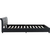  Okvir za krevet od umjetne kože crni 180 x 200 cm | shoptok.hr