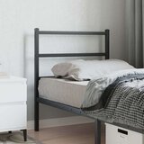  Kovinsko posteljno vzglavje črno 75 cm, (21142374) | Shoptok.si