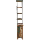  Visoka komoda 55 x 30 x 180 cm od masivnog obnovljenog drva | shoptok.hr