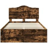  Konstrukcija postelje z vzglavjem Dimljeni oreh 135 x 190 cm, (5000102460) | Shoptok.si