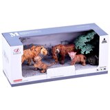  Set figura obitelj tigrova sa stablom i stijenom | shoptok.hr