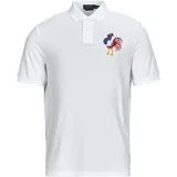 Polo Ralph Lauren Polo majice kratki rokavi POLO COUPE DROITE EN COTON BRODE Bela