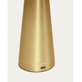 Kave Home LED stolna lampa s mogućnosti zatamnjivanja u zlatnoj boji s metalnim sjenilom (visina 25 cm) Arenys – | shoptok.hr