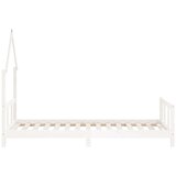  Za dječji krevet bijeli 90 x 190 cm od masivne borovine | shoptok.hr