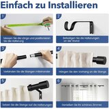 GEEBOBO 76–228 cm raztegljiva karnisa za zavese | Shoptok.si