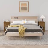  Noćni ormarići 2 kom boja meda 40x35x61,5 cm od borovine | shoptok.hr