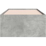 vidaXL Dnevni krevet s ladicama siva boja betona 100 x 200 cm drveni | shoptok.hr