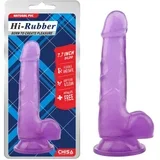 Dildo Chisa Hi-rubber Purple 7,7''