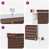  Venecijanska roleta Tamno smeđa s uzorkom 213 x 150 cm PVC | shoptok.hr
