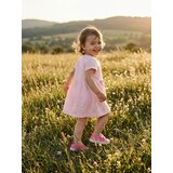 Sinsay Pamučna haljina s gumbima i ukrasnim mašnama | shoptok.hr