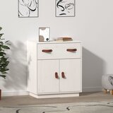  Komoda bijela 65,5 x 40 x 75 cm od masivne borovine | shoptok.hr