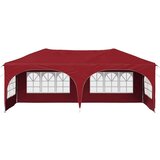  Zložljivi šotor za zabave 575 x 288 x 245 cm Burgundija, (5000248718) | Shoptok.si