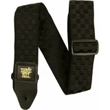 Ernie Ball Black Checkers Jacquard Strap