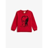 Koton Sweatshirt - Red - Regular Cene