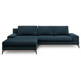 Windsor & Co Sofas Petrolej modra raztegljiva sedežna garnitura Windsor & Co Zofe Planet, levi kot Cene