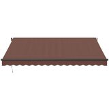 Tenda na automatsko uvlačenje s LED smeđa 400 x 350 cm | shoptok.hr