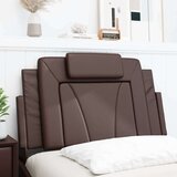 vidaXL Vzglavna stranica rjava 90 cm umetno usnje, (21048566) | Shoptok.si