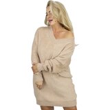 Pri Fluffy sweater knit dress neckline FUZZYVIBE Cene