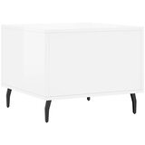  Stolići za kavu 2 kom sjajni bijeli 50x50x40 konstruirano drvo Bijela | Shoptok.si