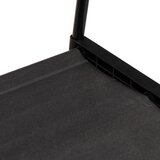 Casa Selección Črno kovinsko stojalo za oblačila na kolesih 84x43x156 cm – | Shoptok.si