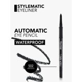 Flormar Style Matic Eyeliner samodejni svinčnik za oči vodoodporna odtenek S02 New Black 0,35 g | Shoptok.si