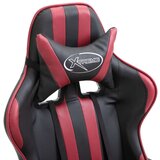 vidaXL Gaming stol vinsko rdeče umetno usnje | Shoptok.si