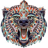IZMAEL Lesene puzzle - Bear / M | Shoptok.si