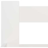  Okvir za krevet od masivne borovine bijeli 100 x 200 cm | shoptok.hr