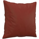  Jastuci 2 kom crvena boja vina 40x40 cm od umjetne kože | shoptok.hr