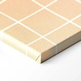  Slika - Waving Lines - Creamy Grid on a Noisy Pastel Background 40x60 Na talijanskom platnu | shoptok.hr
