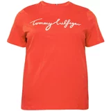 Tommy Hilfiger Curve Majica crvena / bijela