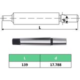  Stezna glava za svrdla MT2-B18 s rasponom stezanja 16 mm | Eponuda.com