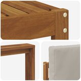  Set vanjskih sofa 8 kom. Prirodna i svijetlo siva | shoptok.hr