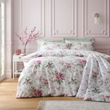 Catherine Lansfield Kremno bela posteljnina za zakonsko posteljo 200x200 cm Bridgerton Penelope Floral – | Shoptok.si