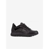 Geox Spherica C Black Women's Leather Sneakers - Womens | shoptok.hr