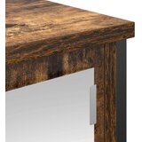  Kupaonski zidni ormarić s ogledalom dimljeni hrast 60x21x60 cm | shoptok.hr