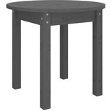  Stolić za kavu sivi Ø 45x40 cm od masivne borovine | shoptok.hr