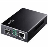Cudy MC220P poe+ gigabit ethernet 10/100/1000Mb/s fiber konverter sa 1 sfp slotom (sfp modul se kupuje posebno), 802.3at poe+ (30W) | ePonuda.com
