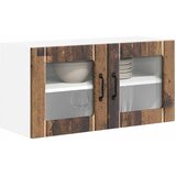  Zidni stakleni ormarić Lucca Staro drvo 80 x 31 x 40 cm | shoptok.hr