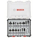 Bosch komplet raznih glodala, 15 komada, držač od 6 mm 15-piece mixed application router bit set. ( 2607017471 ) cene