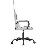  Igraća stolica bijelo-crna od umjetne kože | shoptok.hr