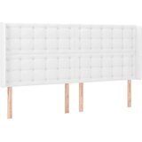  Box spring s madracem LED bijeli 200x200 cm umjetna koža | shoptok.hr