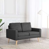  Kavč dvosed temno sivo blago, (20698210) | Shoptok.si