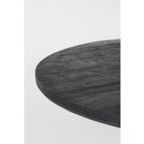 Light & Living Crni okrugao blagovaonski stol s pločom stola od bagrema ø 120 cm Yellov – | shoptok.hr