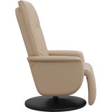  Naslonjač od umjetne kože s osloncem za noge boja cappuccina | shoptok.hr