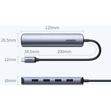 Ugreen CM417 USB-C na 4xUSB 3.0+HDMI adapter ( 20197 ) Cene