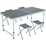 AKORD AGIS turistični set mize + 4 stoli siva, (21713916) | Shoptok.si