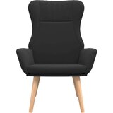  Stolica za opuštanje od tkanine crna | shoptok.hr