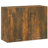  Viseča omarica dimljeni hrast 80x31x60 cm konstruiran les | Shoptok.si